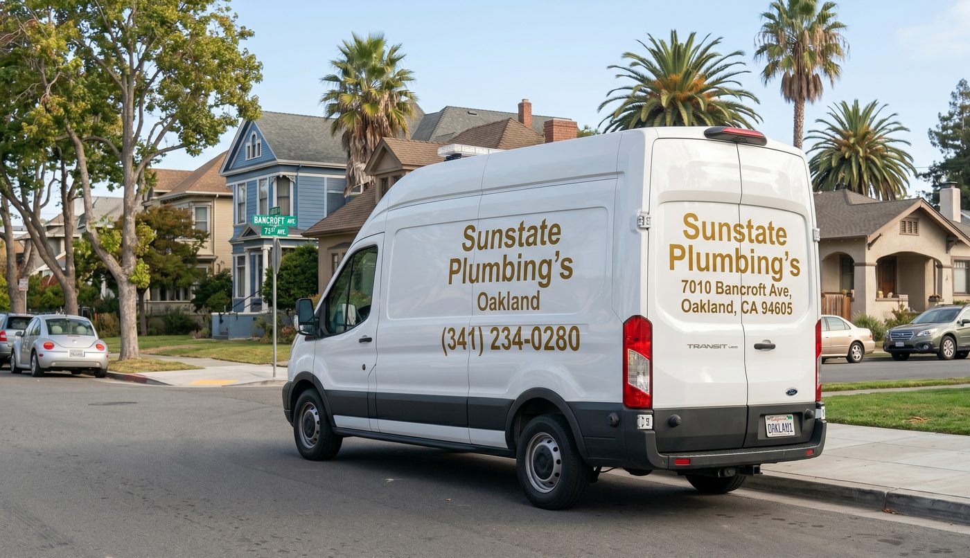 Sunstate Plumbing's Oakland — Licensed Plumber at 7010 Bancroft Ave, Oakland, CA 94605 — Call (341) 234-0280